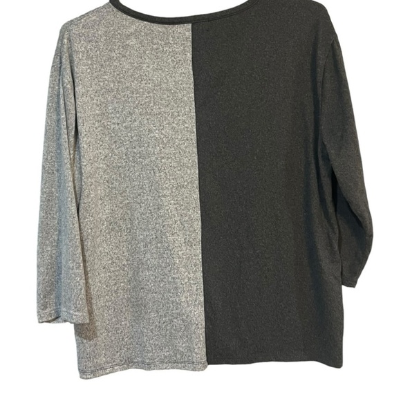 Vintage Rose size XL knotted front embellished collar soft sweater EUC - Picture 6 of 9